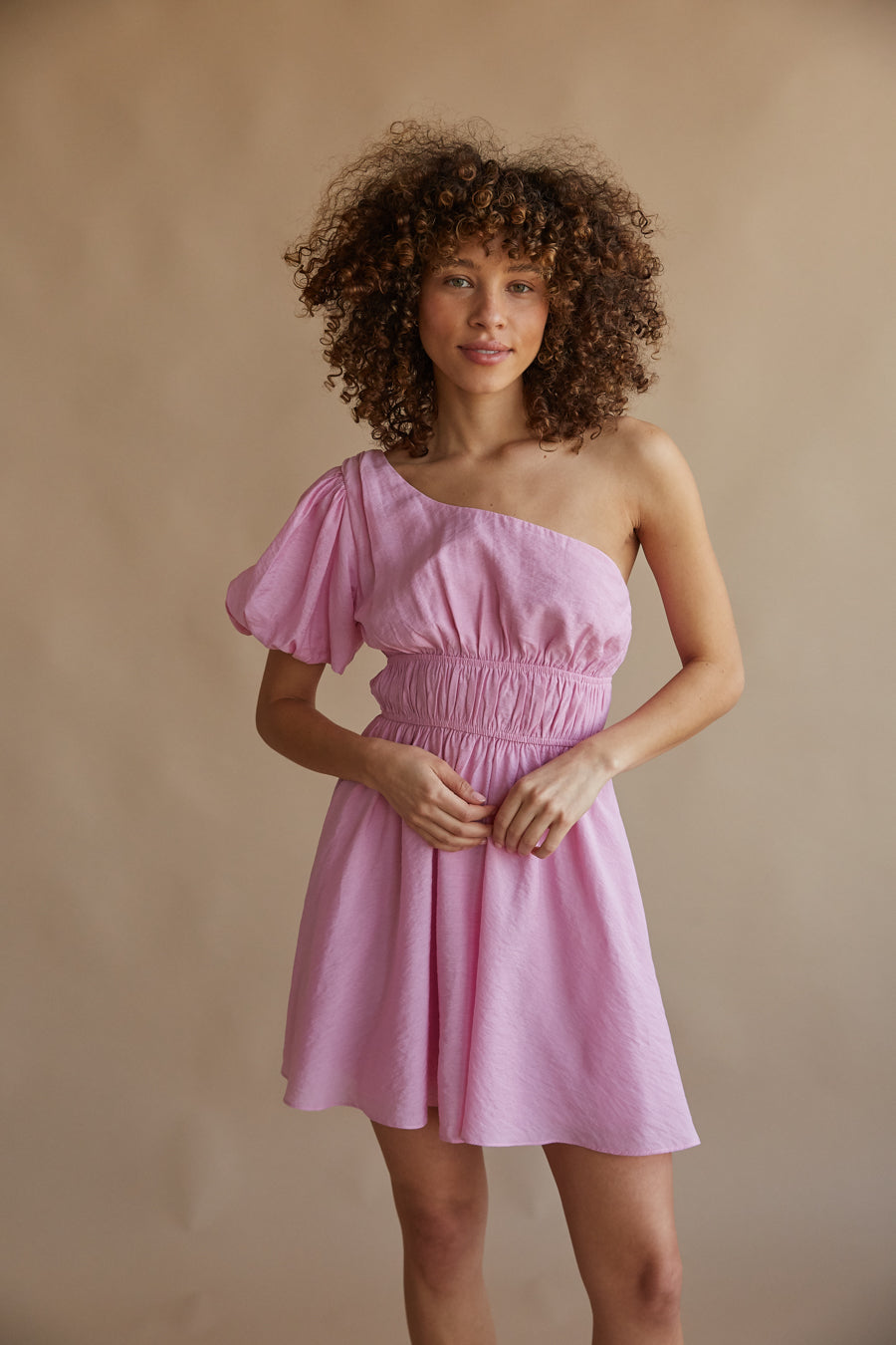 Pink Babydoll Dress – Offbeat Boutique