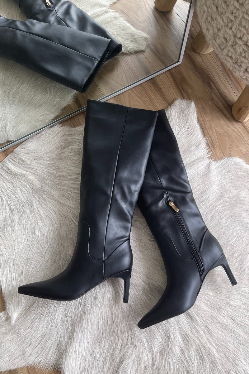 Huda Pointed Toe Tall Boots Shop American Threads Women s Trendy