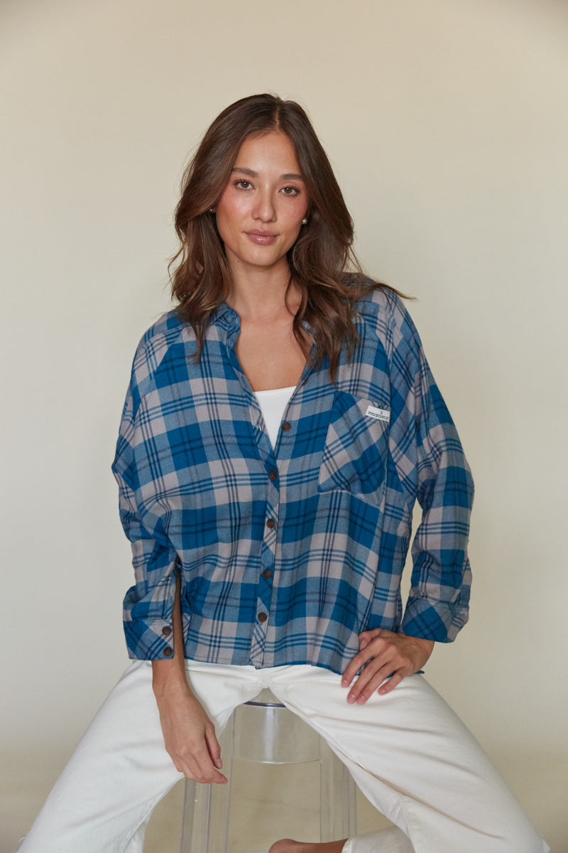 BDG Brendon Plaid Flannel Shirt • Shop American Threads Women's Trendy  Online Boutique