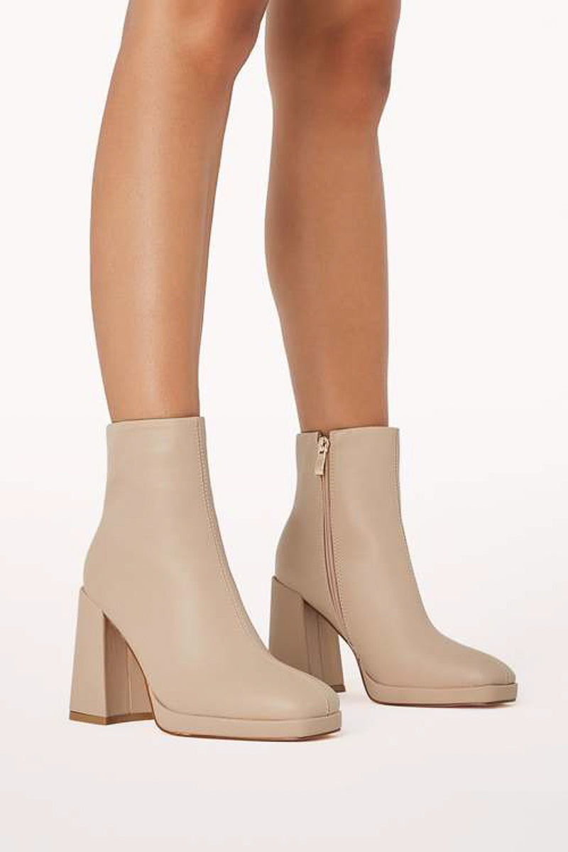 Pamela Block Heel Bootie