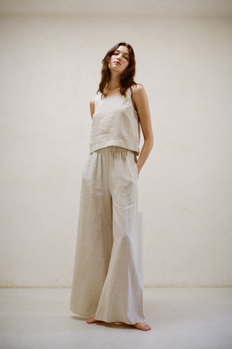 Cove Linen Wide Leg Pants