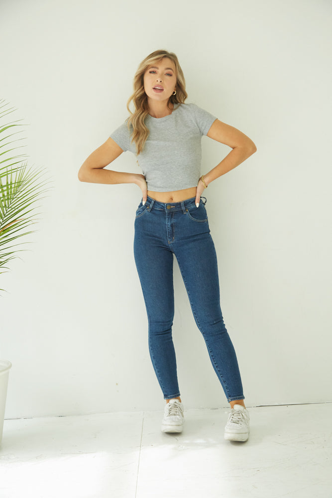 Rolla's Westcoast Skinny Jeans In Bayside Blue • Shop American ...