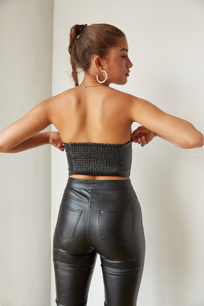 Billie Leather Bustier • Shop American Women's Trendy Online Boutique – americanthreads