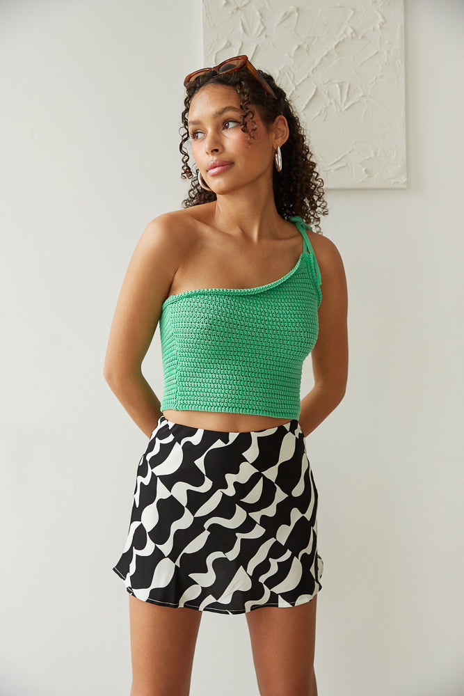 Printed Skirt • Shop American Threads Women's Trendy Online Boutique – americanthreads