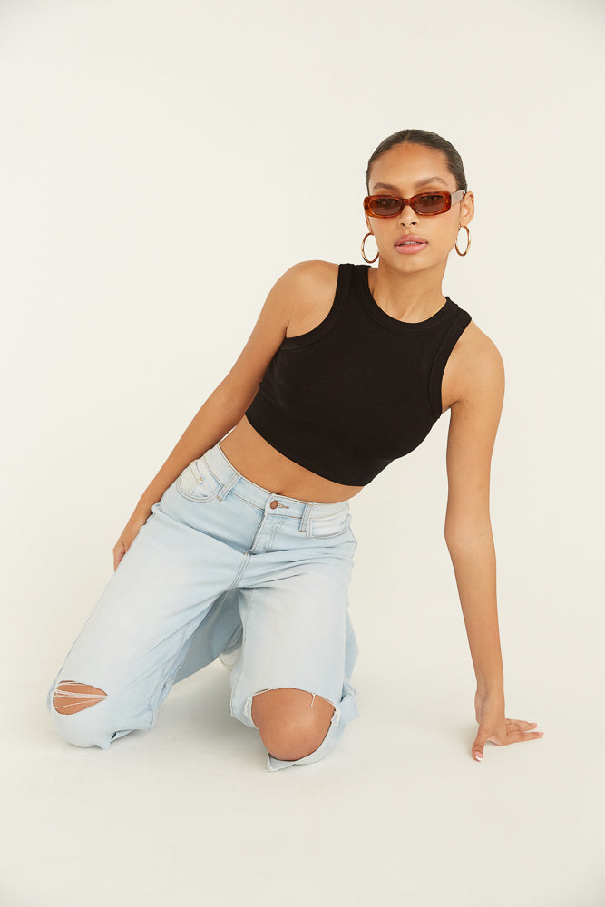 Ribbed Crop Top - Ready-to-Wear 1A9X9P