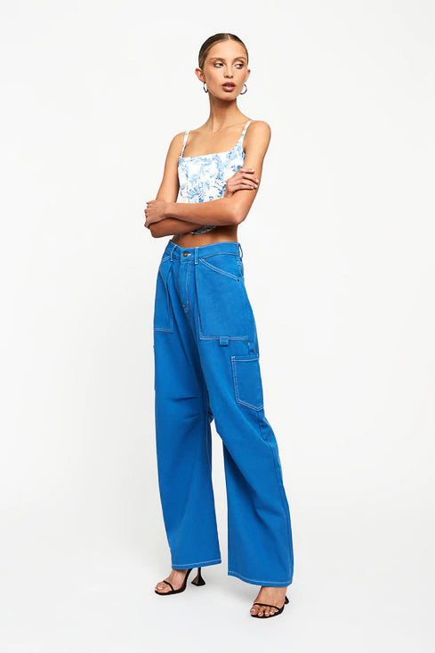Miami Vice Pant - Blue - L - Women's Pants - Lioness Fashion | Afterpay Available