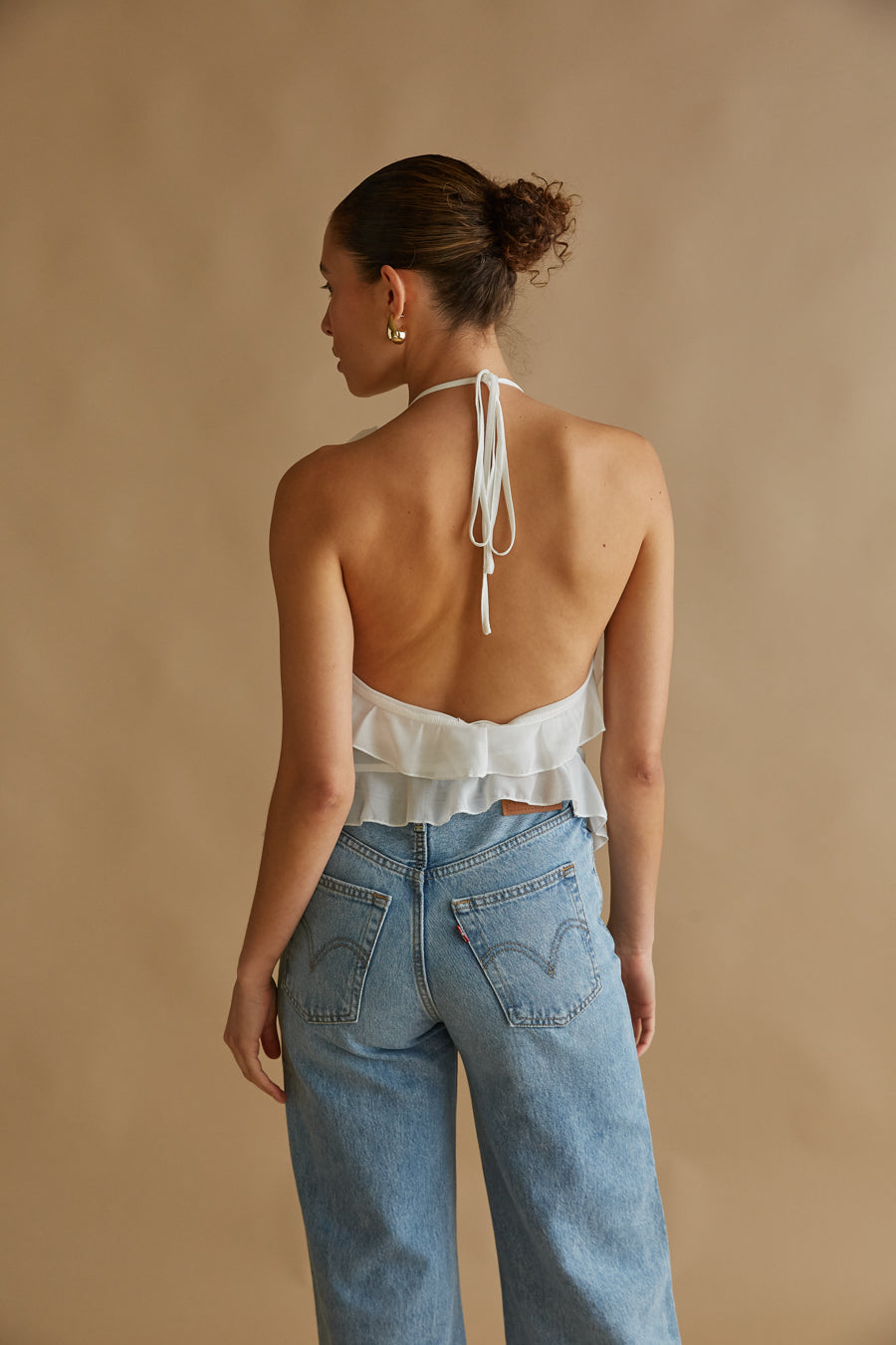 Chiffon Halter Tops