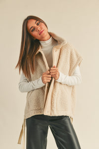 Teddy Sherpa Plush Vest