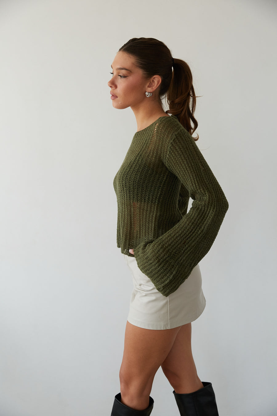 Ryder Open Back Flare Sweater