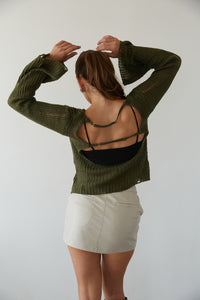 Ryder Open Back Flare Sweater