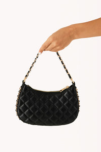 Adia Quilted Chain Shoulder Bag