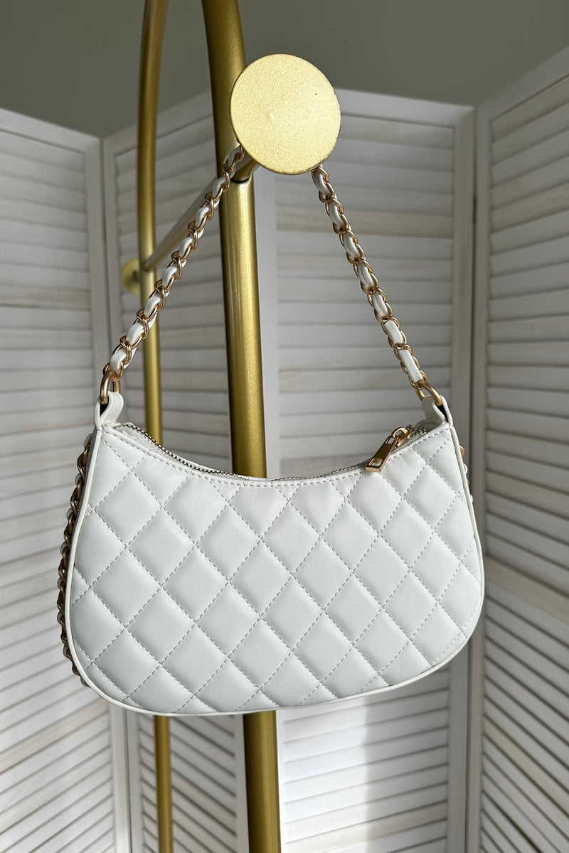 Adia Quilted Chain Shoulder Bag