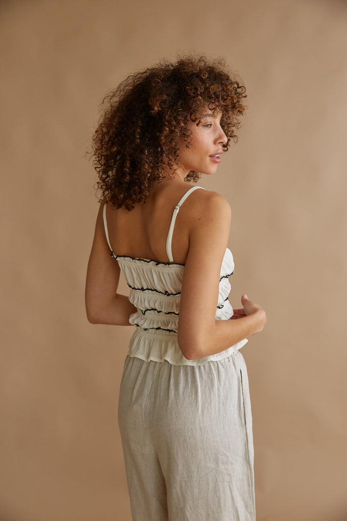 Amiri Satin Tank Top • Shop American Threads Women's Trendy Boutique –  americanthreads