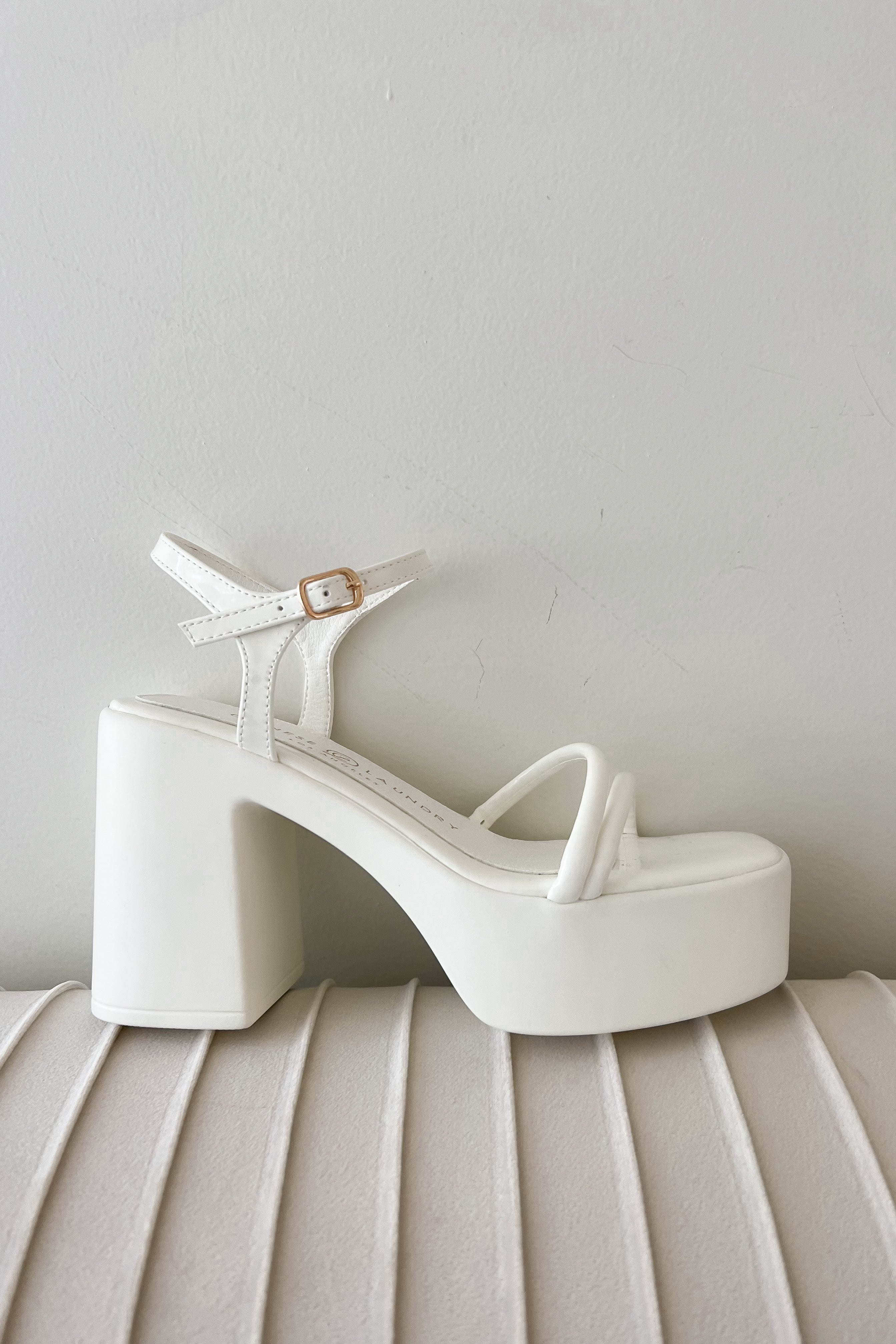 White Block Heel Sandals for Women | Nordstrom Rack