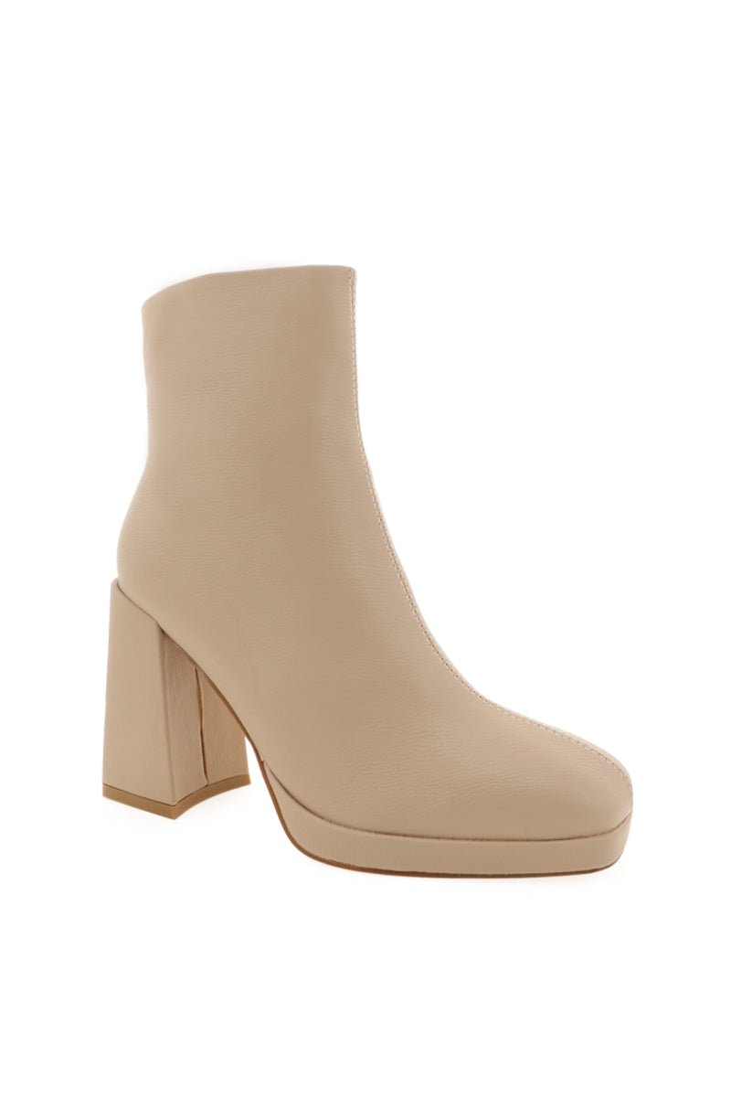 Bootie hot sale with heel