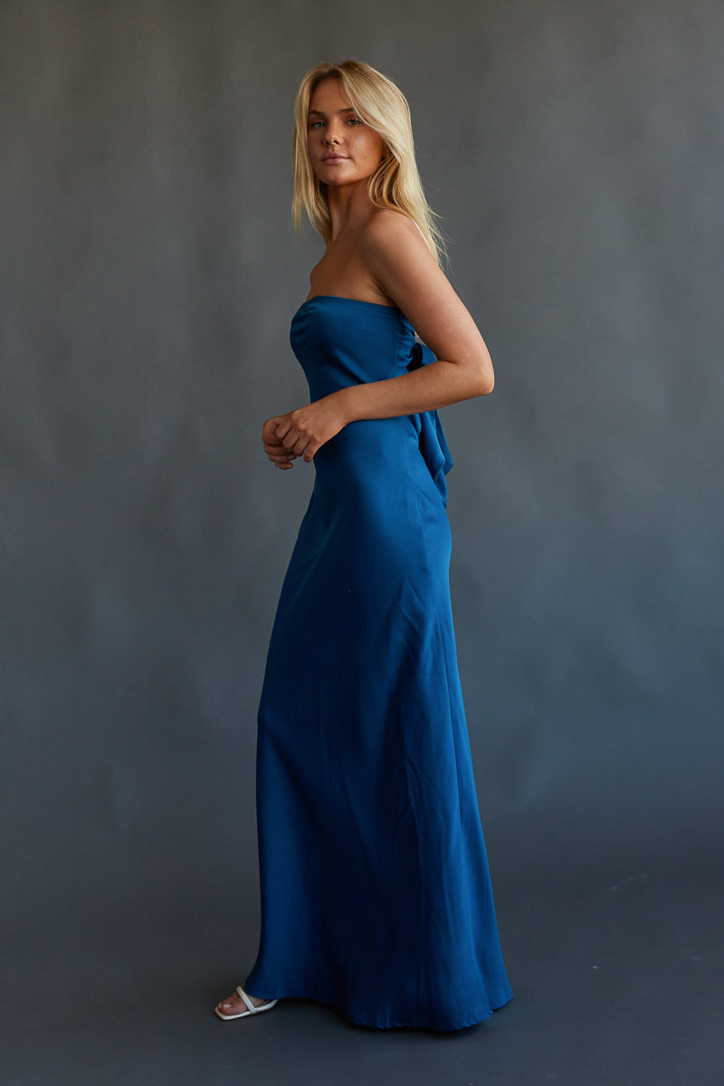 Carissa Strapless Shimmer Drape Bodycon Mini Dress • Shop American Threads  Women's Trendy Online Boutique – americanthreads