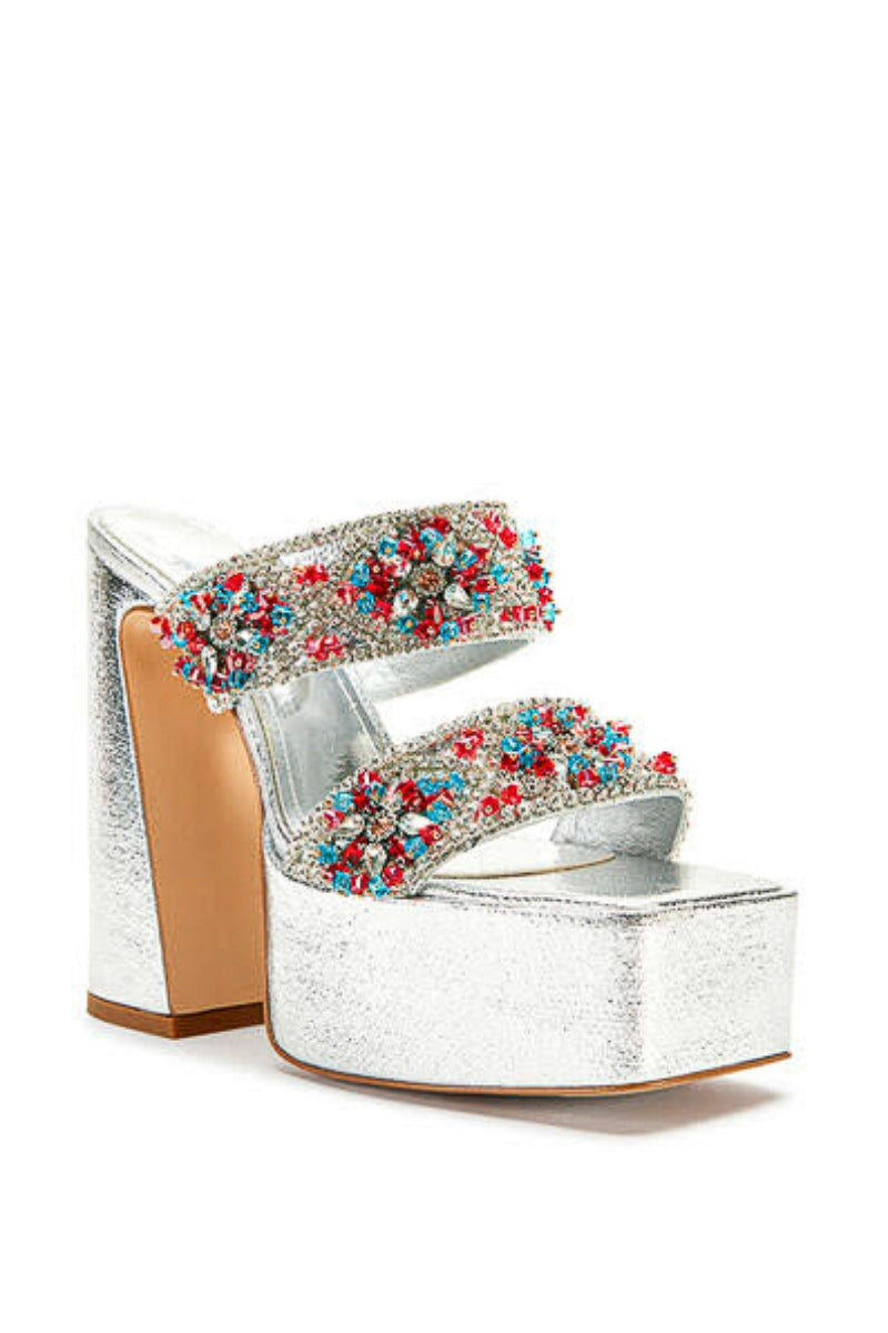 cecilia silver chunky block heels azalea wang american threads trendy boutique shoes 3