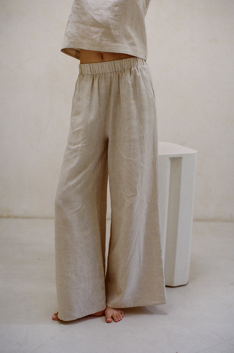 Cove Linen Wide Leg Pants