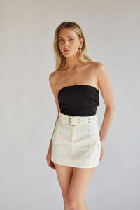 In Bloom Cinched Mini Skirt • Shop American Threads Women's Trendy