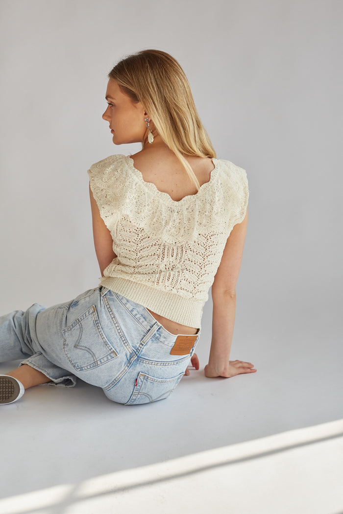 Brooke Knit Halter Top • Shop American Threads Women's Trendy Online  Boutique – americanthreads