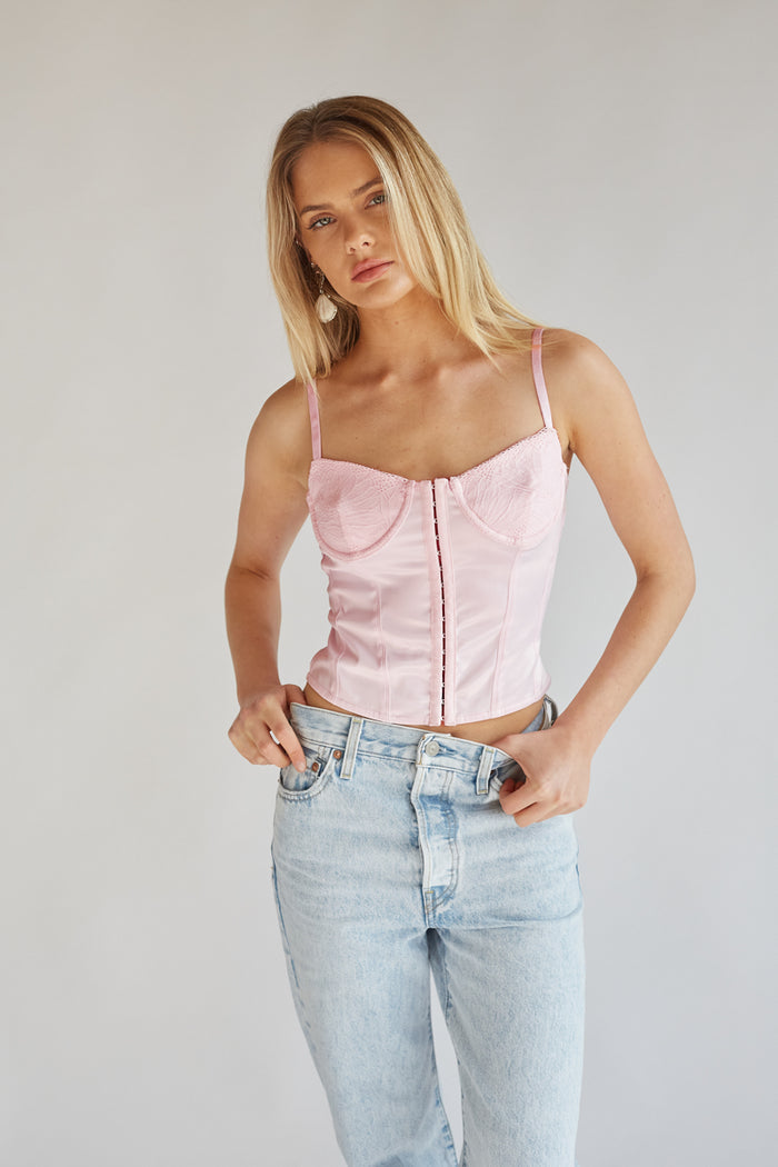 Sevina Strapless Corset Top • Shop American Threads Women's Trendy Online  Boutique – americanthreads