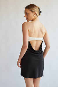 Zoey Cap Sleeve Open Back Bodycon Mini Dress • American Threads