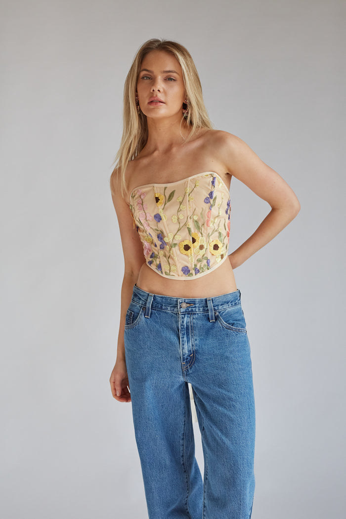 Chic Style Moment Cropped Corset Top