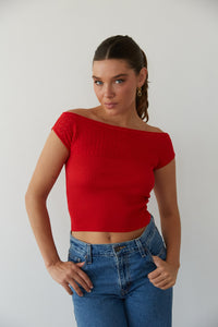 Persephone Off the Shoulder Knit Top