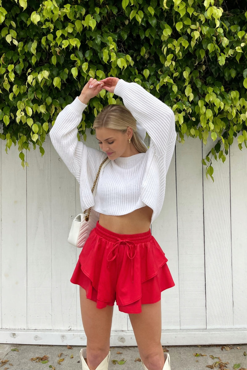 Cute sales red shorts