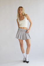 Eliza Satin Midi Skirt • American Threads Women's Online Boutique
