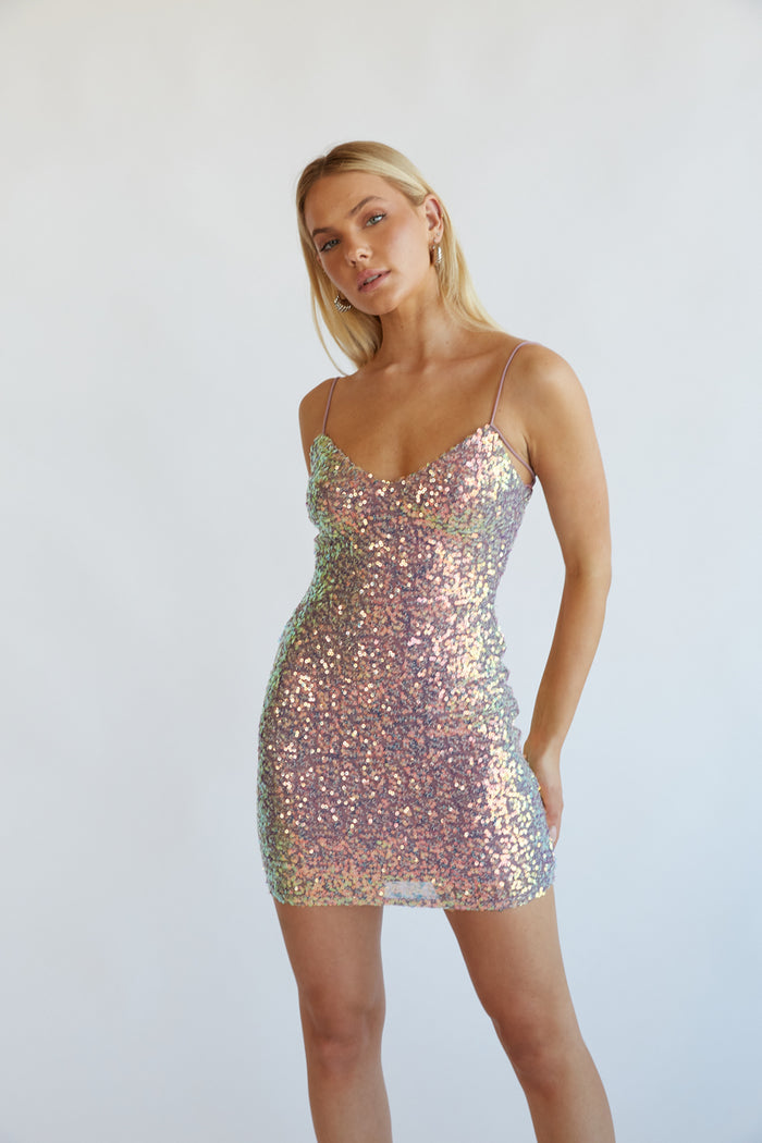 Farrah Slip Mini Dress • Shop American Threads Women's Trendy