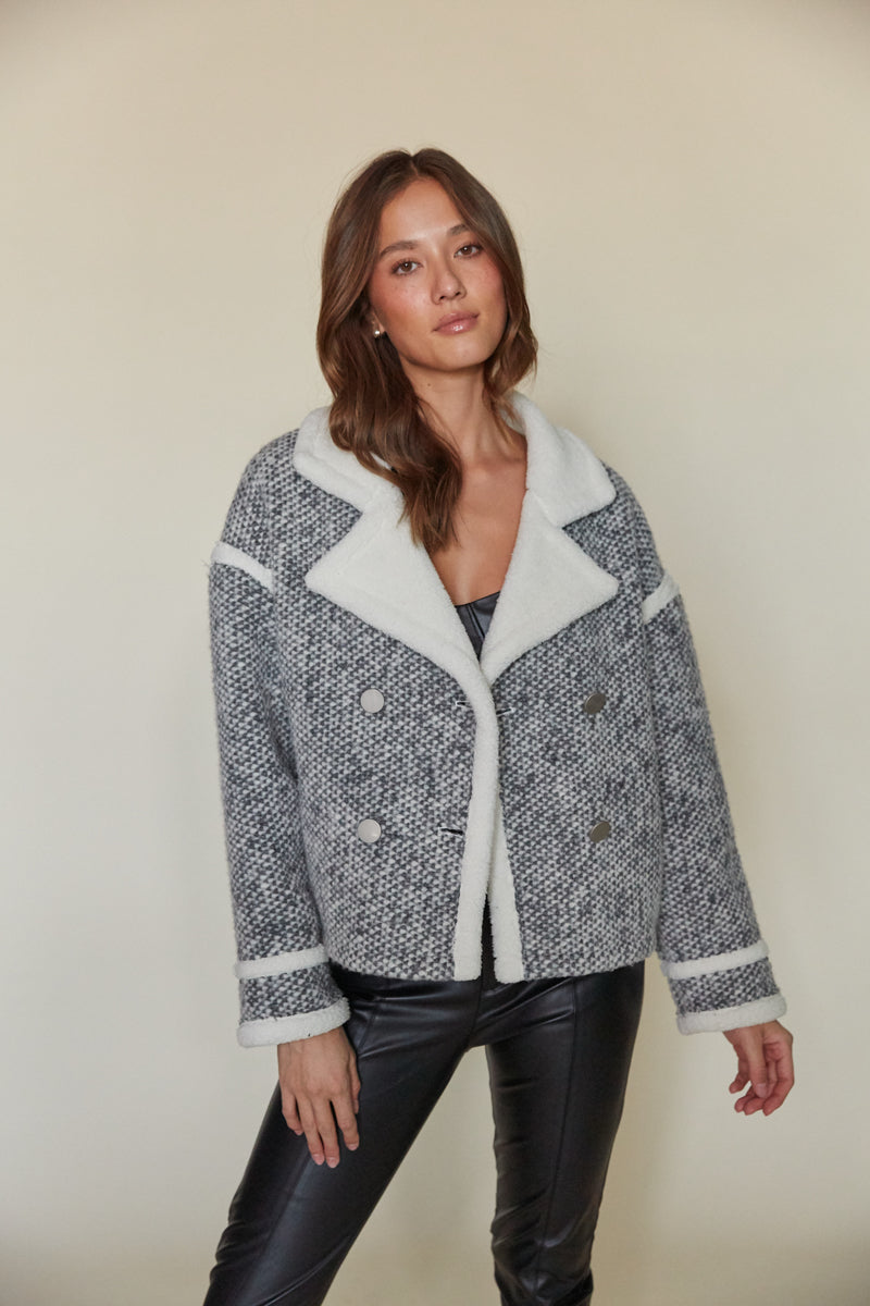 Taylyn Tweed Wool Jacket