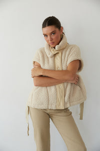 Teddy Sherpa Plush Vest