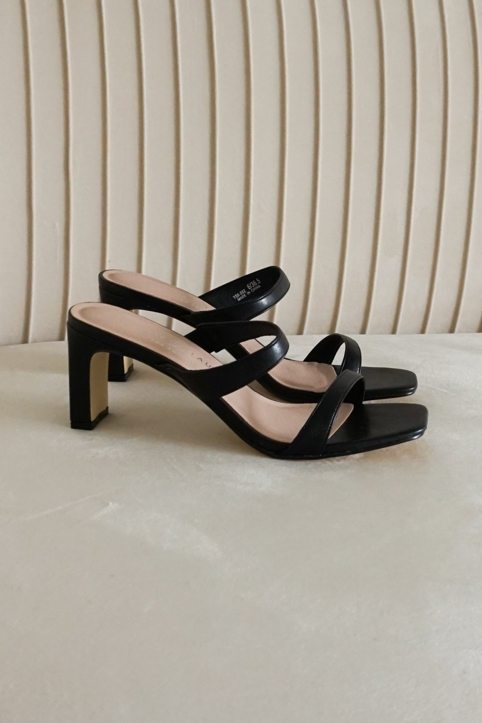 Double strap block sales heels