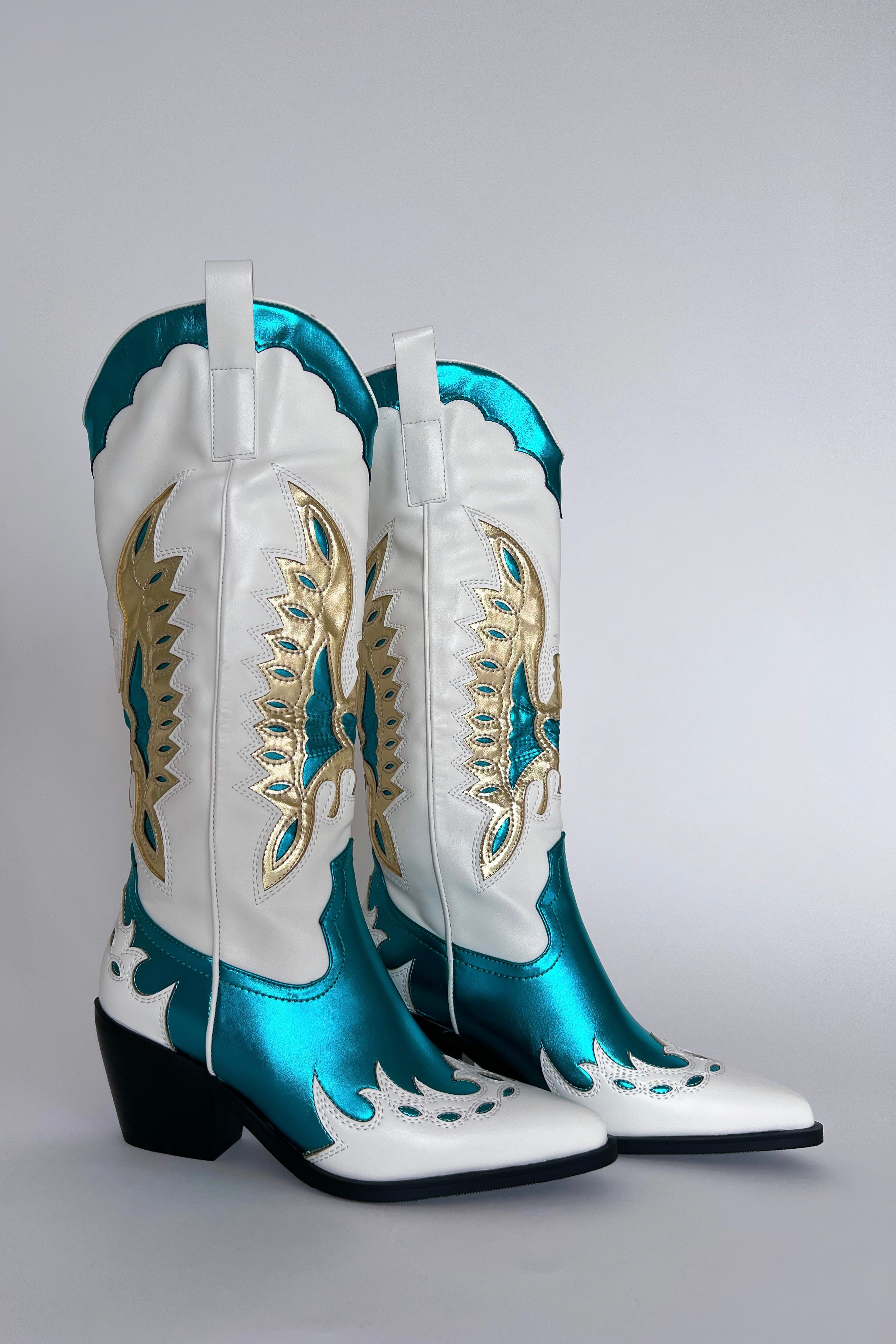 Teal hot sale cowgirl boots