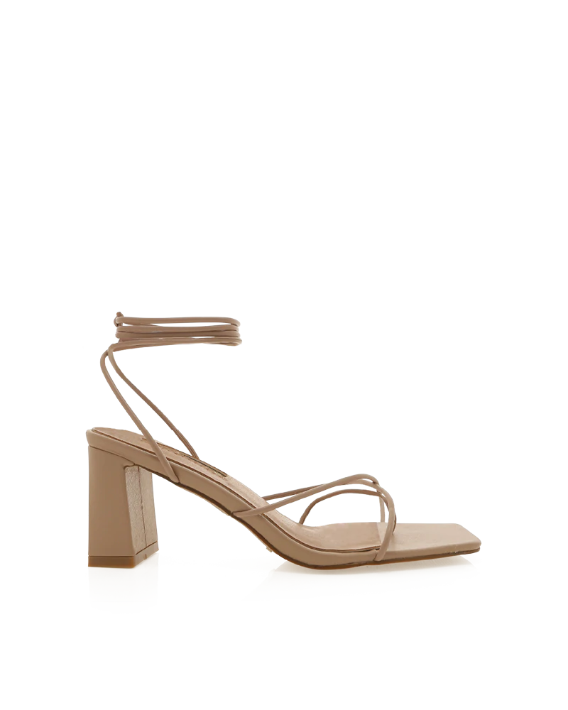 Issa Strappy Block Heel in Light Clay • Shop American Threads Women's  Trendy Online Boutique – americanthreads