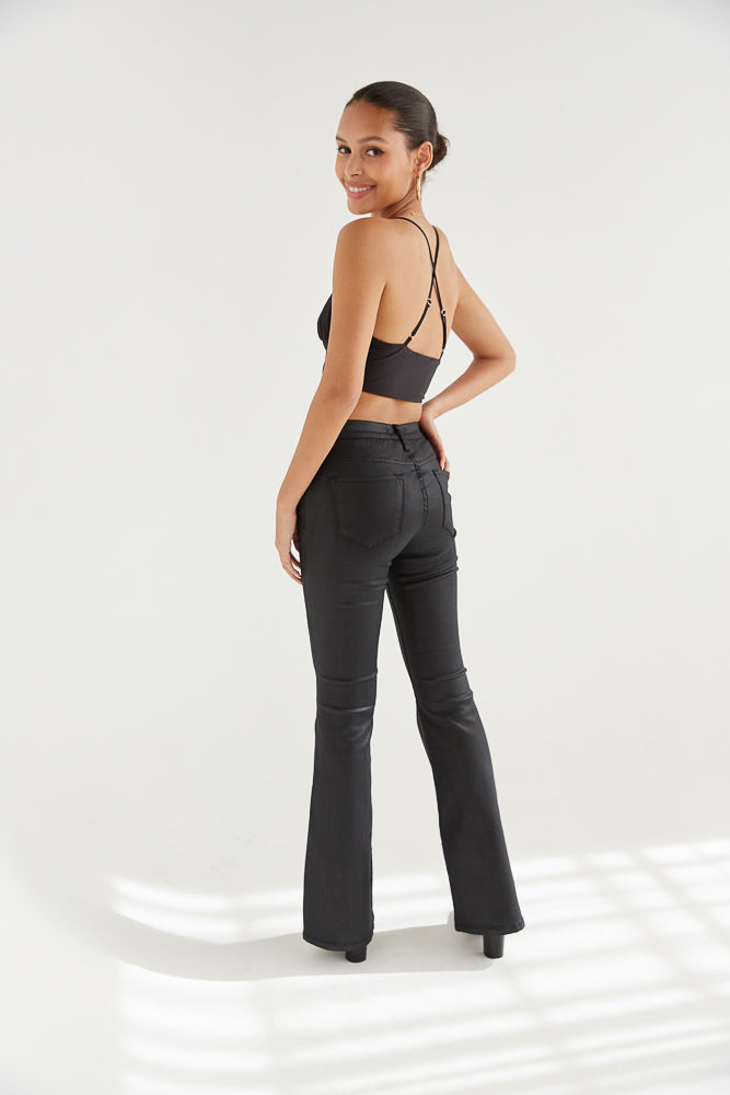 Kim High Rise Flare Jeans • Shop American Threads Women's Trendy