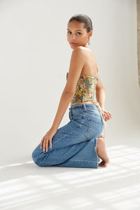 Stella Ruffle Sleeve Corset Top • Shop American Threads Women's Trendy  Online Boutique – americanthreads