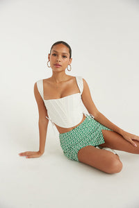 Kiko Corset Crop Top • Shop American Threads Women's Trendy Online Boutique  – americanthreads