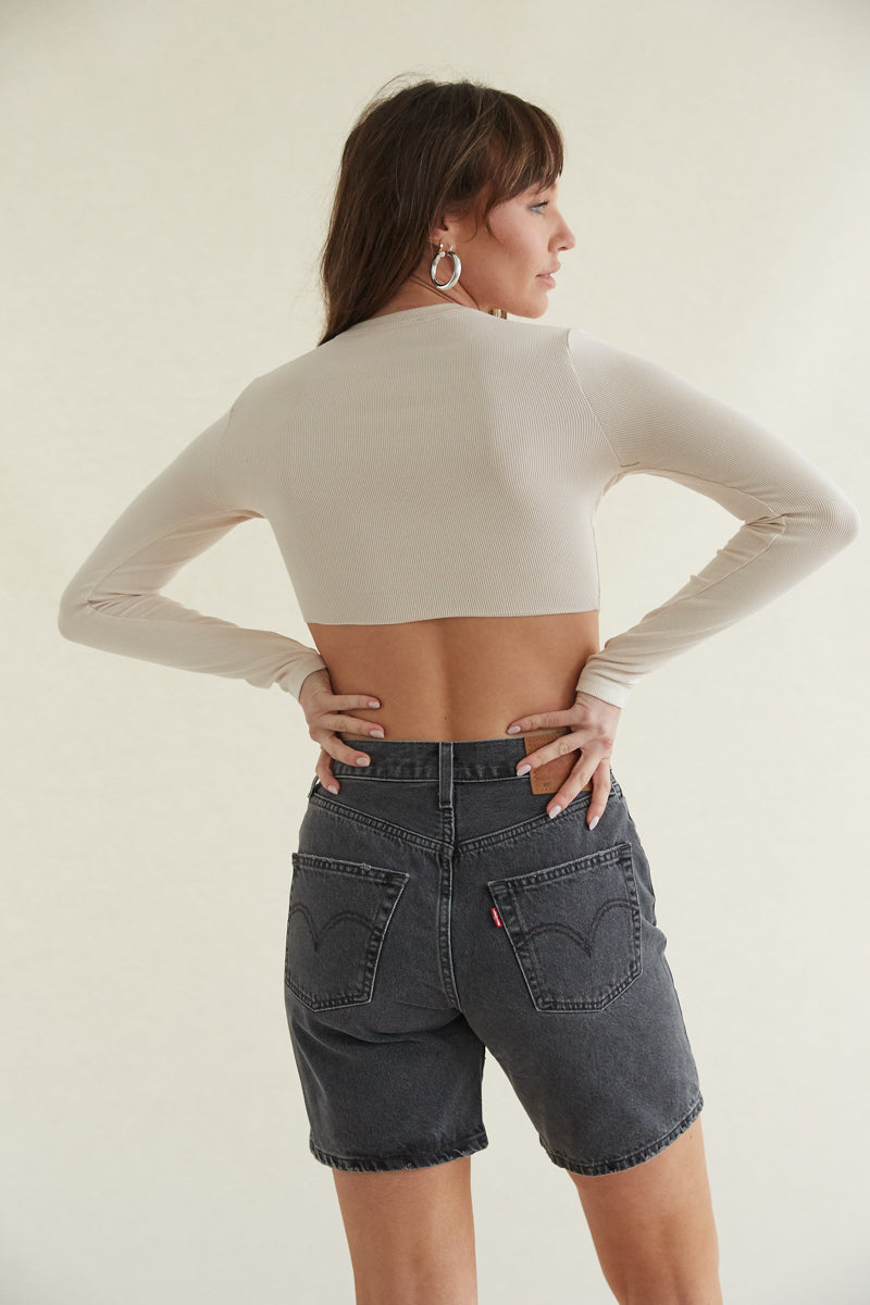 AMILIEe Women's Fringe Denim Jackets Button Down Crop Top Long-Sleeve  Cropped Jean - Walmart.com