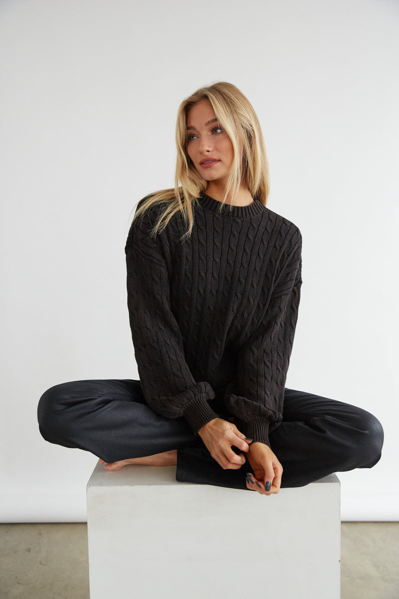My Favorite Cable Knit Sweater + Black Friday Deals to Shop Now