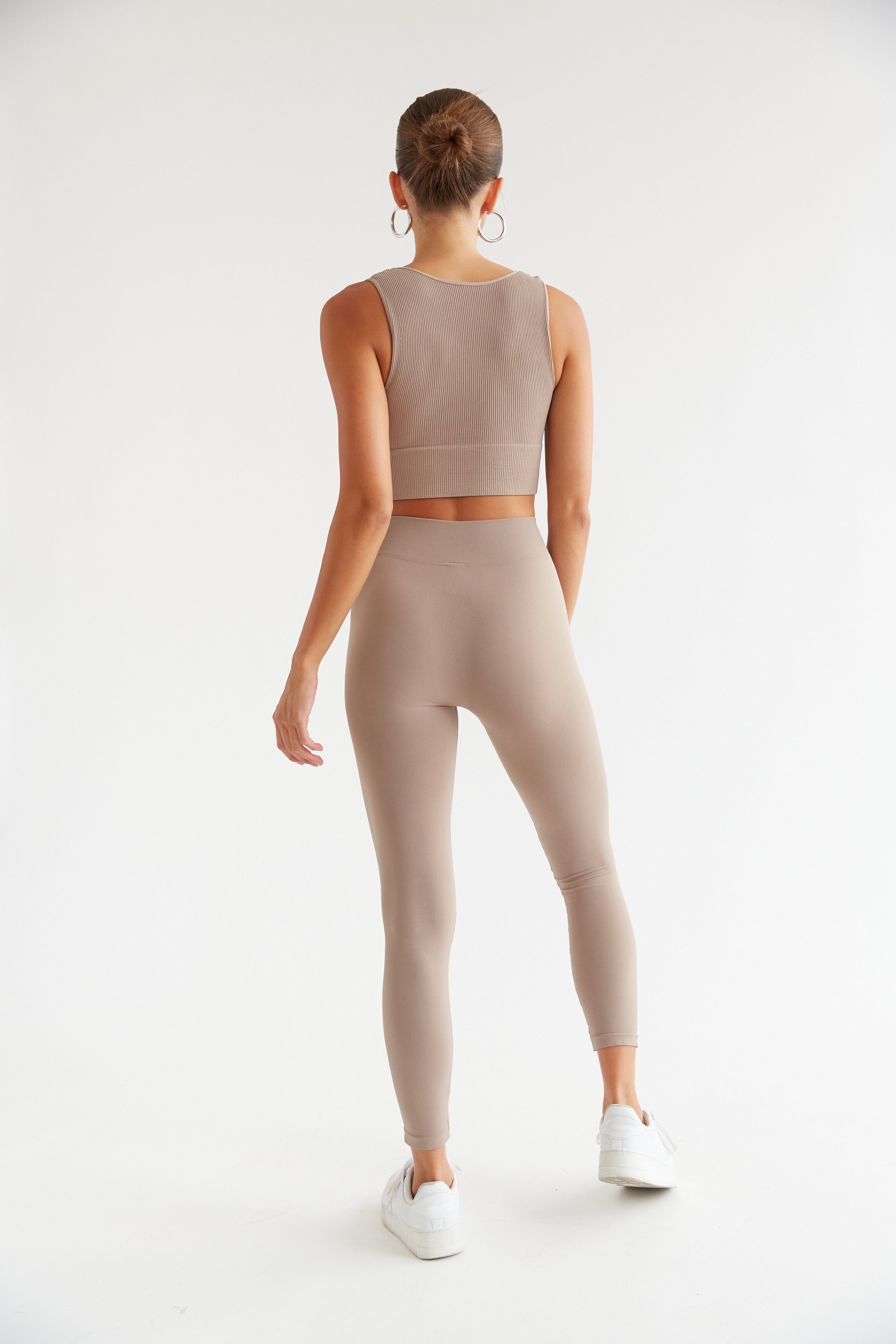 High waist stretch leggings with ties – Enigma Leather Boutique